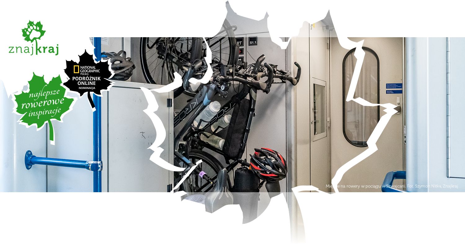 Miejsce na rowery w pociągu w Szwajcarii