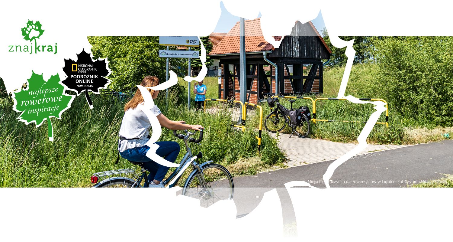 Miejsce odpoczynku dla rowerzystów w Ligotce
