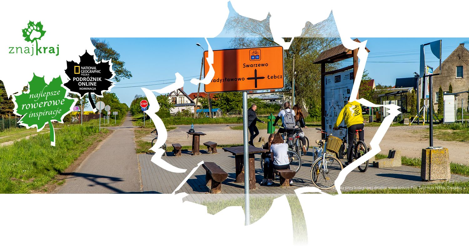 Miejsce odpoczynku przy kolejowej drodze rowerowej