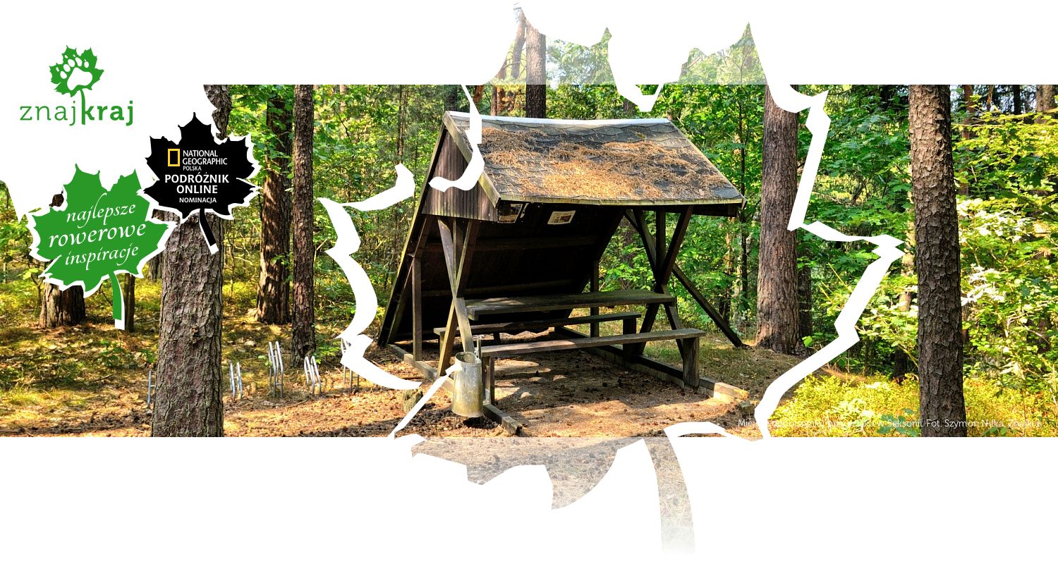 Miejsce odpoczynku przy szlaku w Saksonii