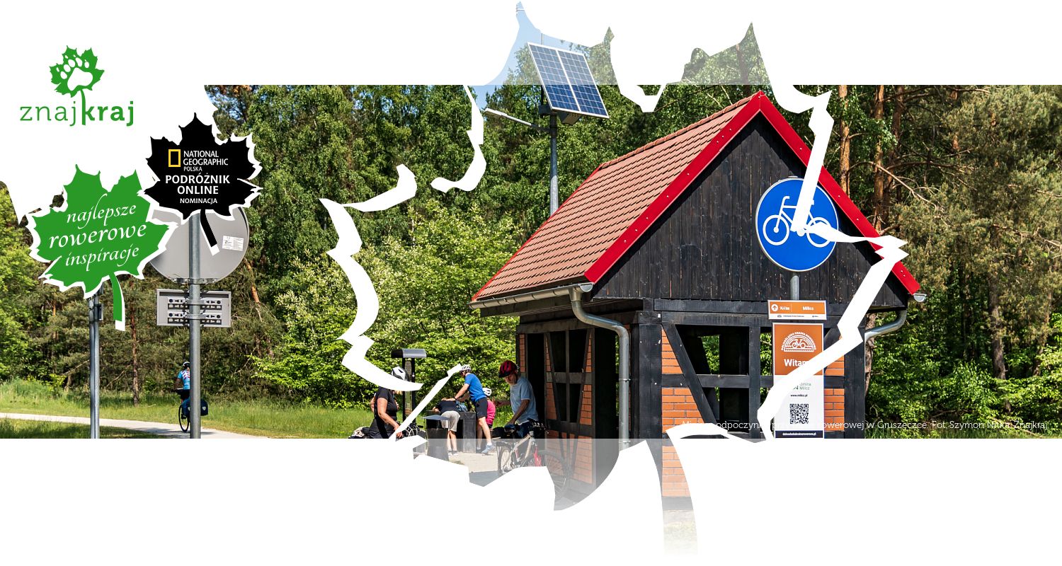 Miejsce odpoczynku przy trasie rowerowej w Gruszeczce