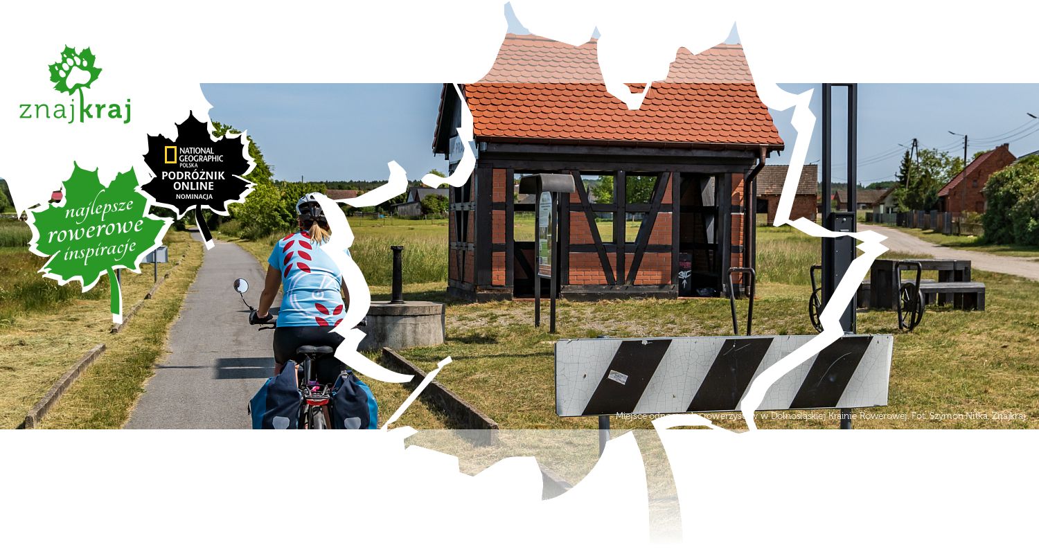 Miejsce odpoczynku rowerzystów w Dolnośląskiej Krainie Rowerowej