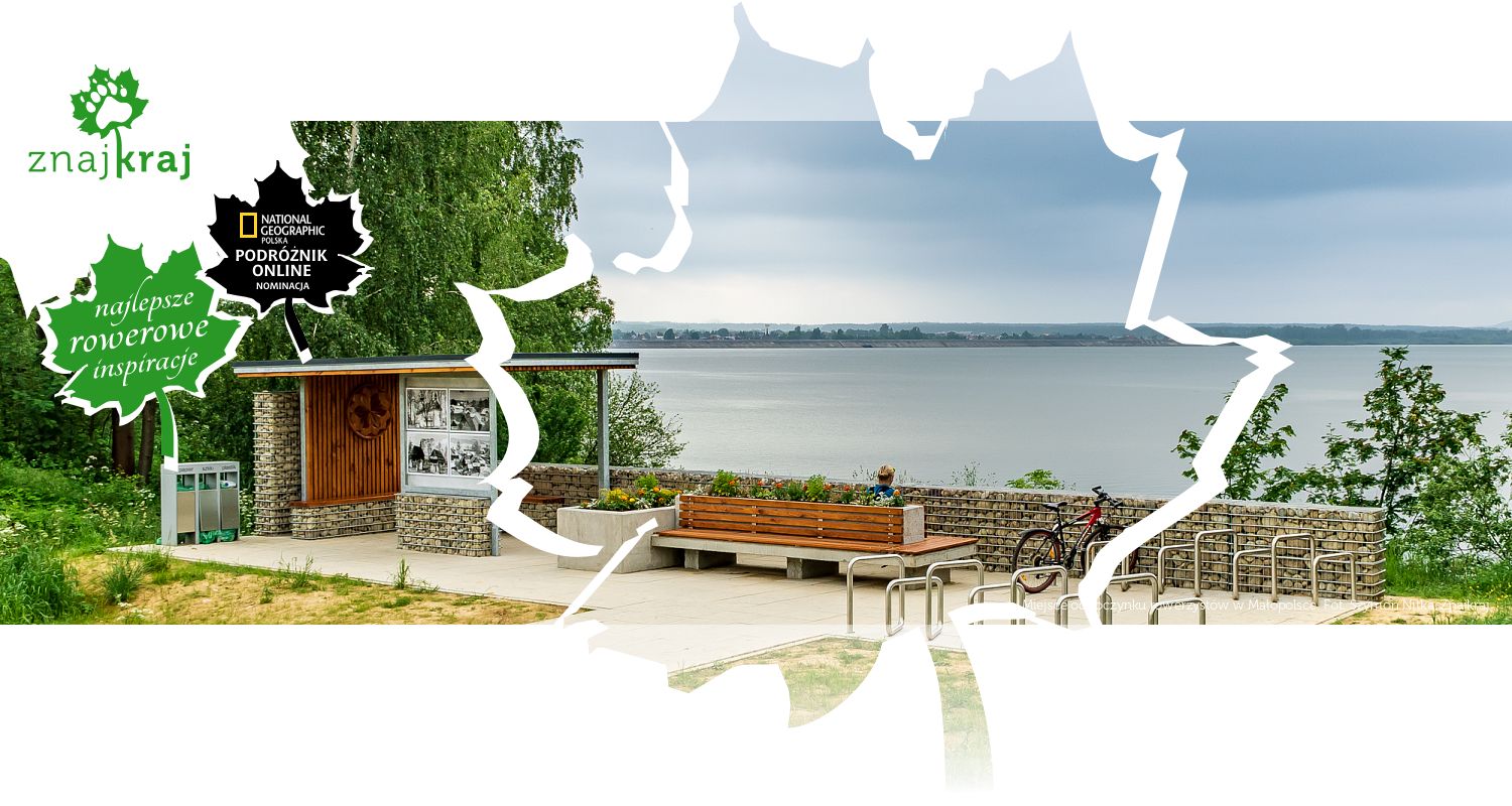 Miejsce odpoczynku rowerzystów w Małopolsce