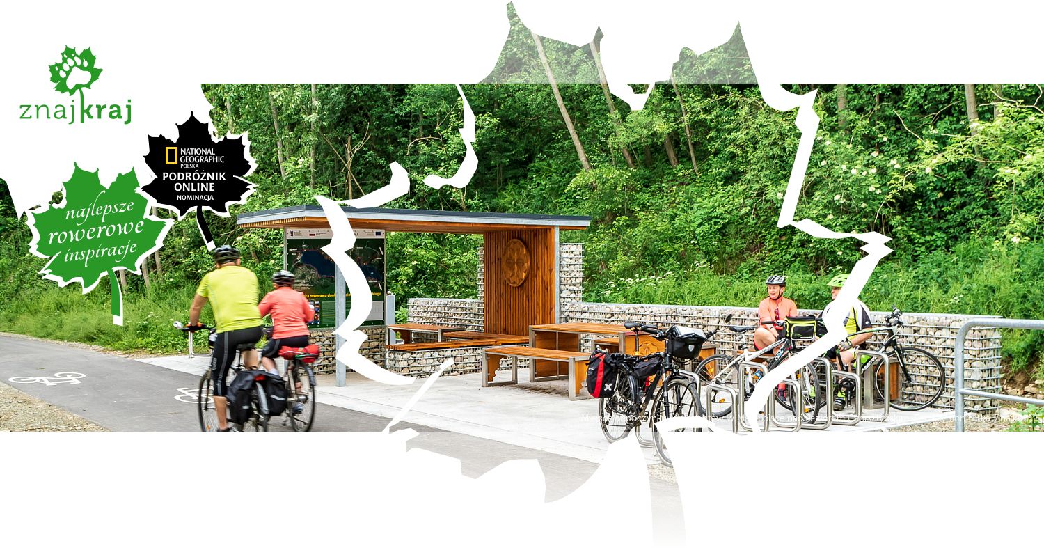 Miejsce odpoczynku rowerzystów w Małopolsce nad Jeziorem Czorsztyńskim