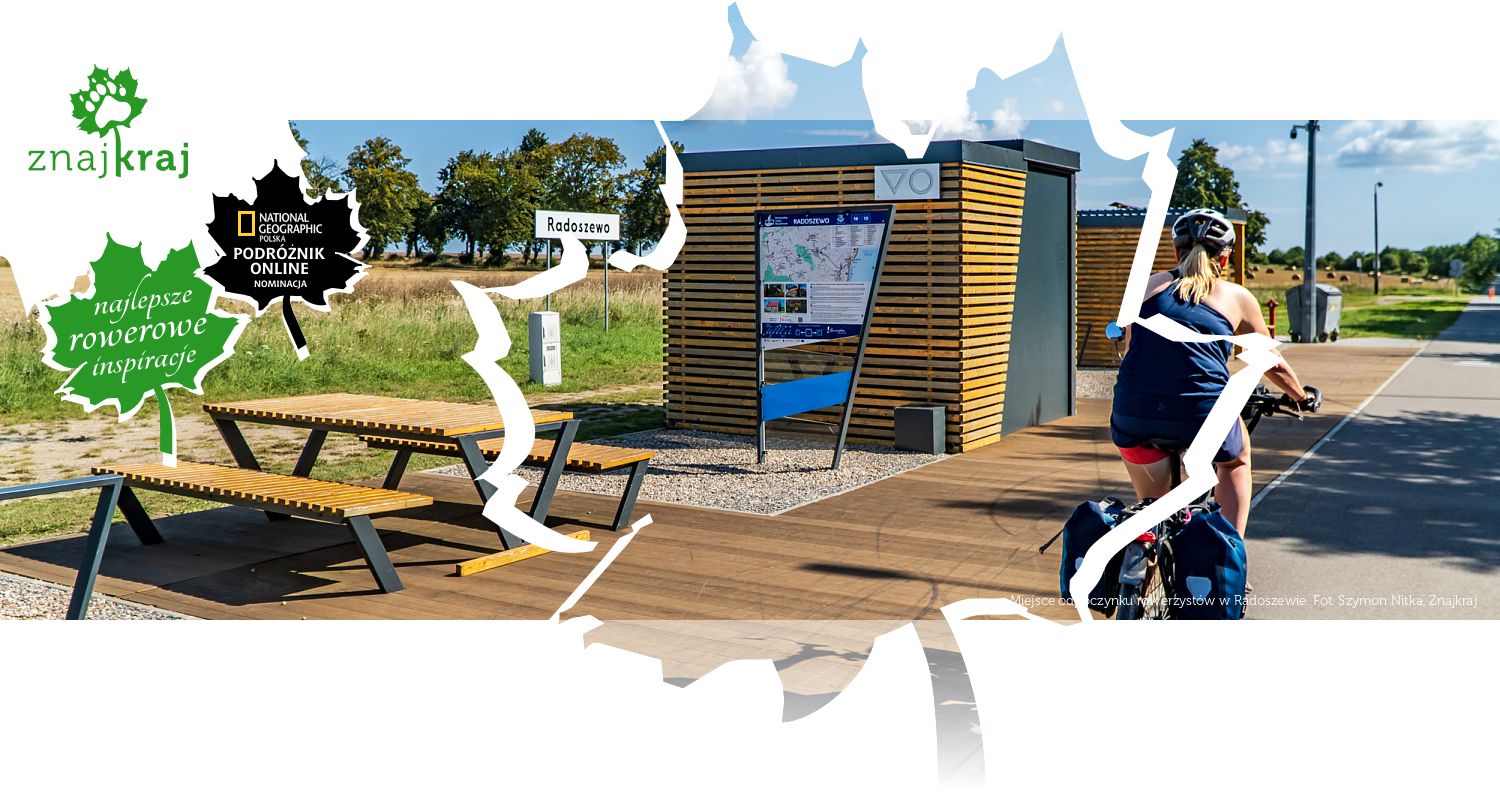 Miejsce odpoczynku rowerzystów w Radoszewie