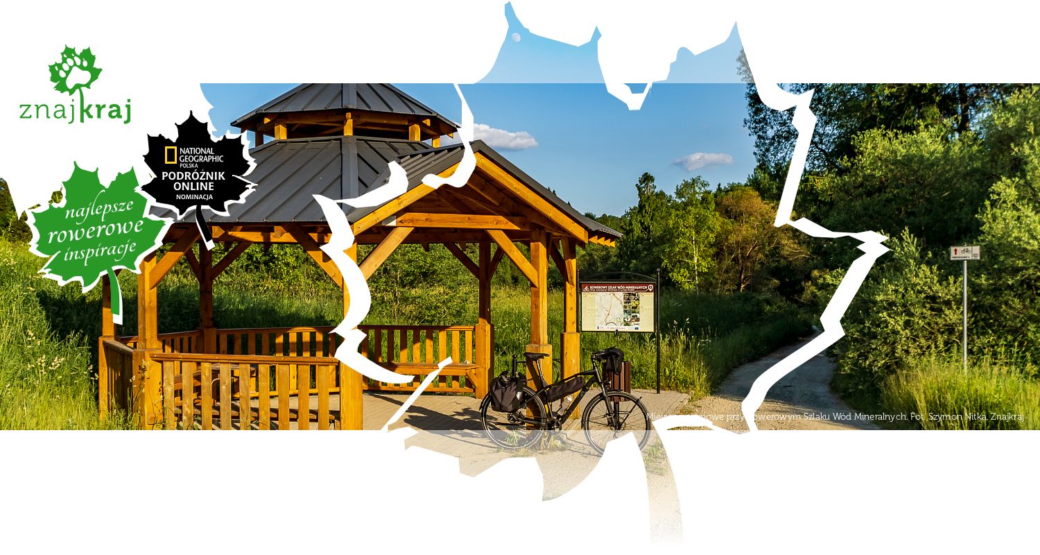 Miejsce postojowe przy Rowerowym Szlaku Wód Mineralnych