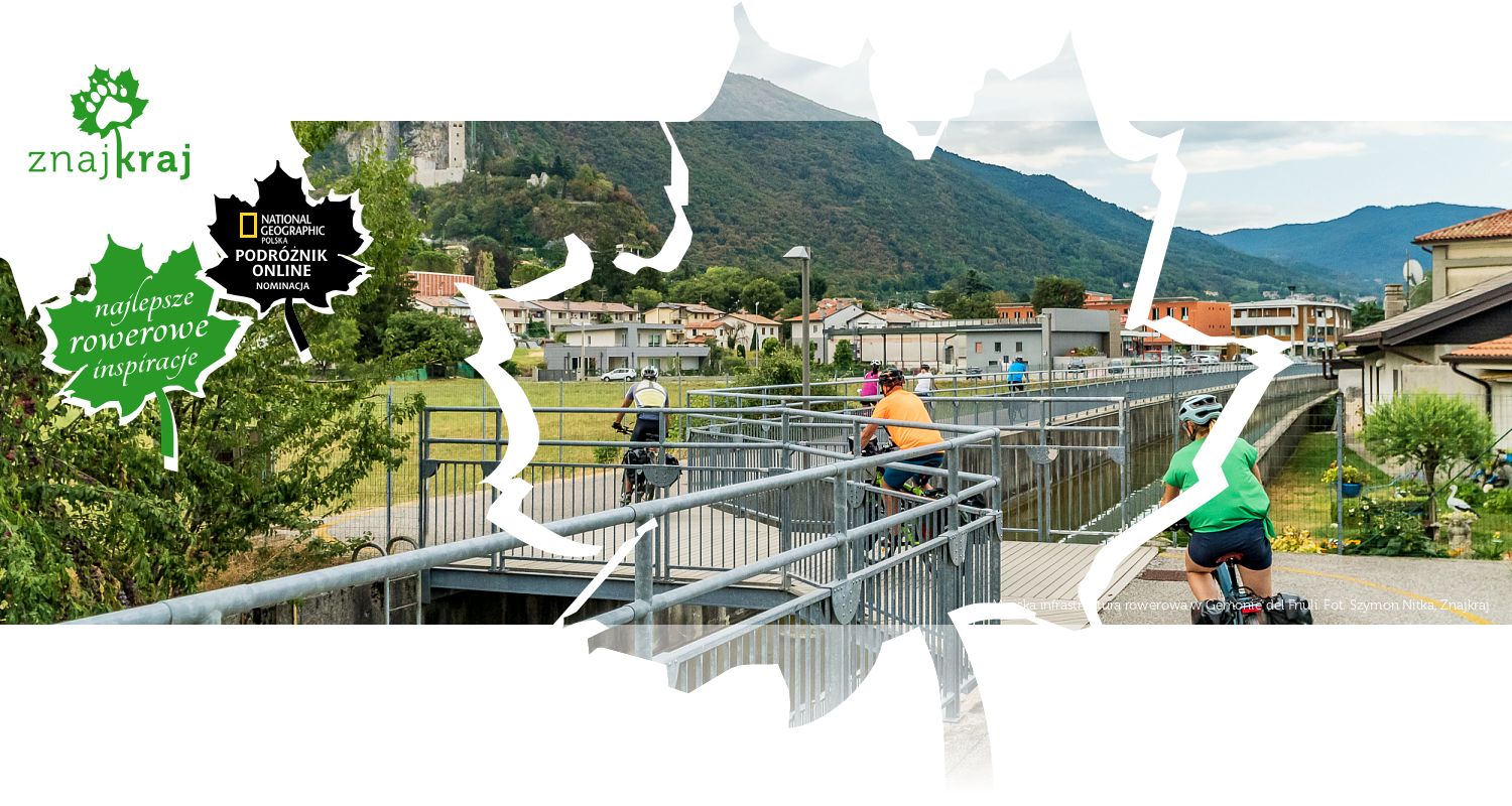 Miejska infrastruktura rowerowa w Gemonie del Friuli