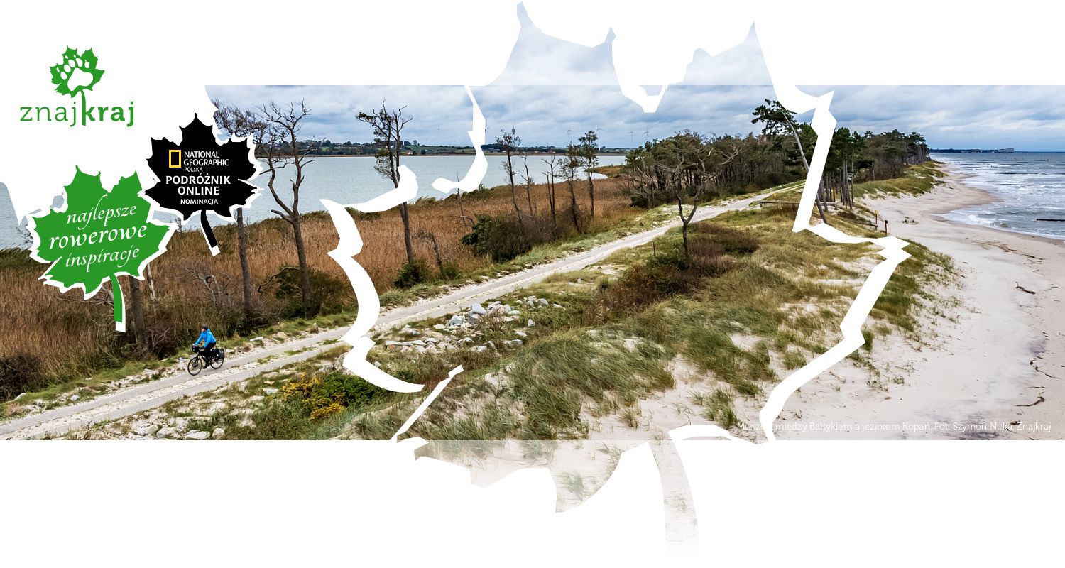 Mierzeja między Bałtykiem a jeziorem Kopań