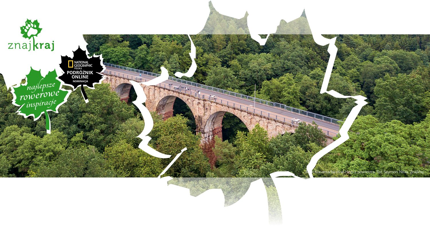 Most Klausmarbach w Hesji z powietrza