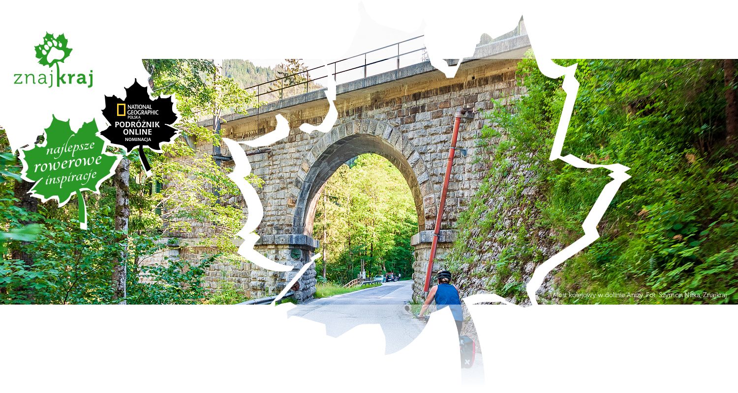 Most kolejowy w dolinie Anizy
