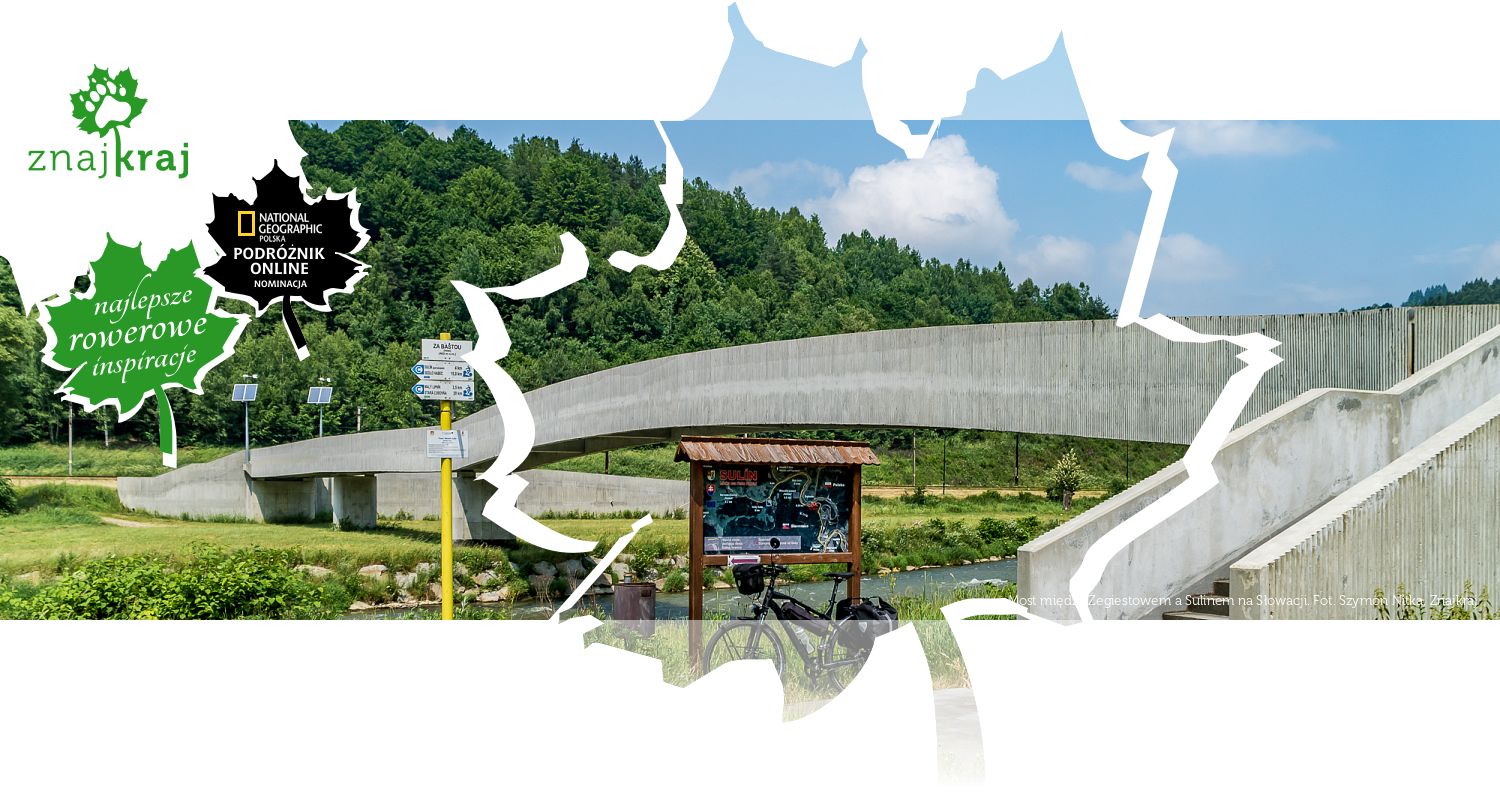 Most między Żegiestowem a Sulinem na Słowacji