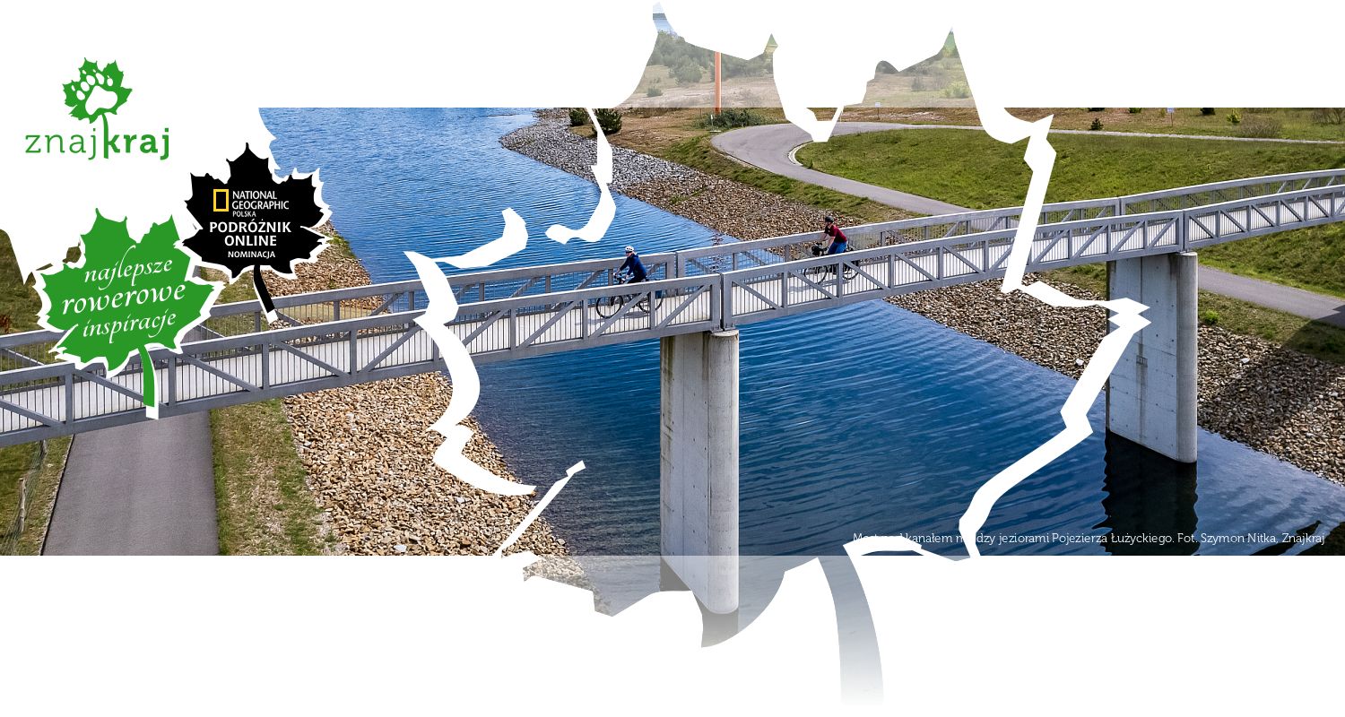 Most nad kanałem między jeziorami Pojezierza Łużyckiego
