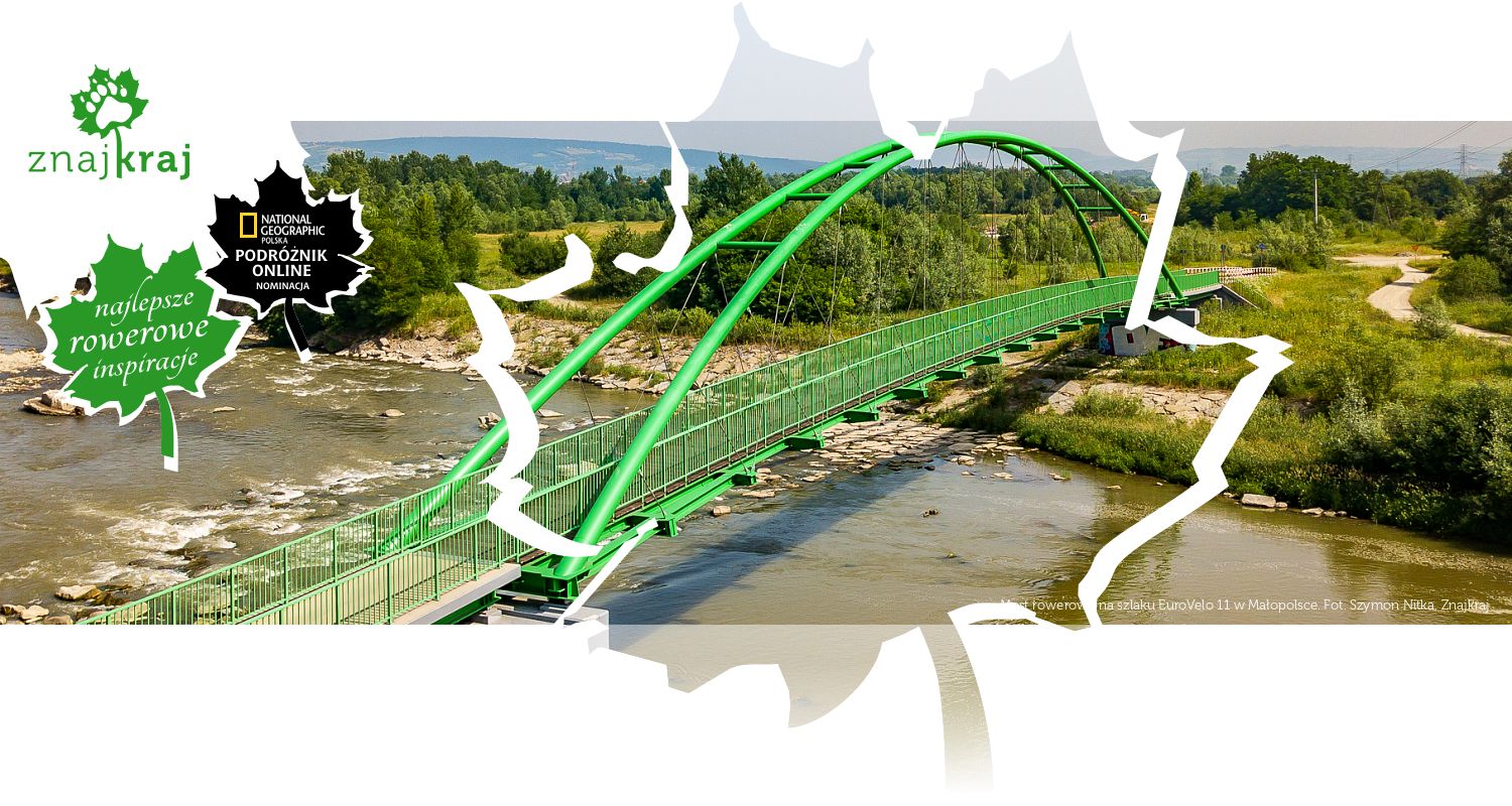 Most rowerowy na szlaku EuroVelo 11 w Małopolsce