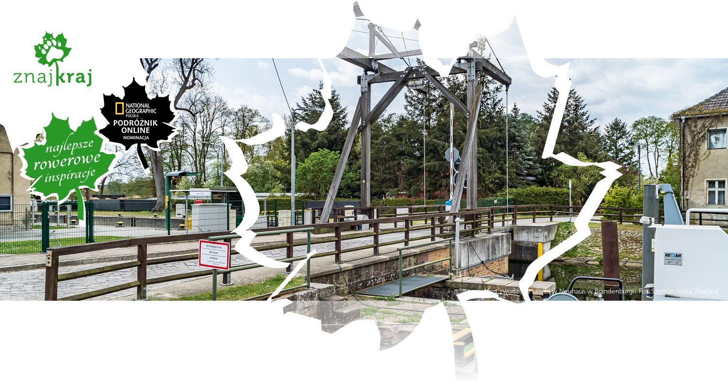 Most zwodzony i śluza w Neuhaus w Brandenburgii