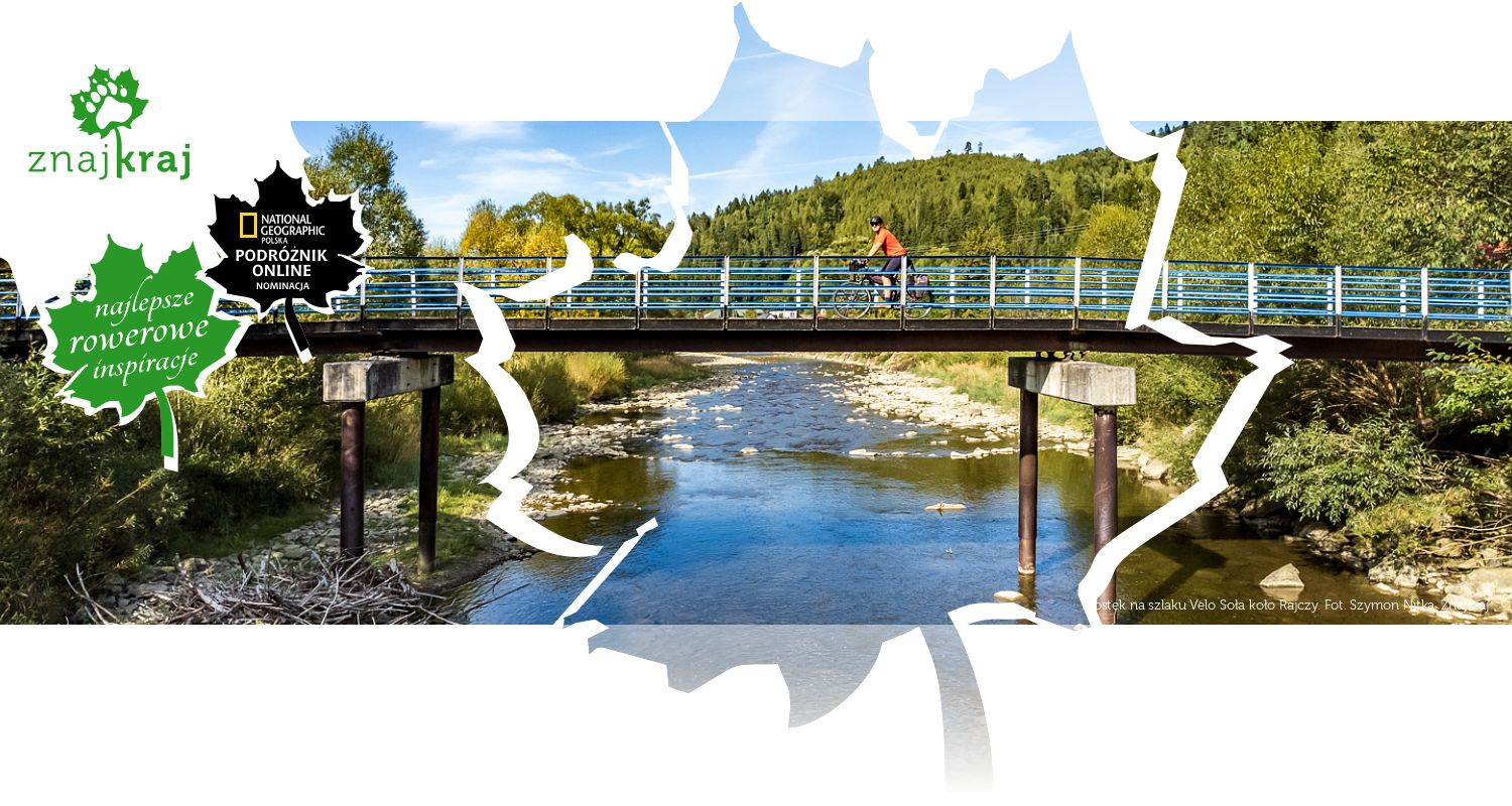 Mostek na szlaku Velo Soła koło Rajczy