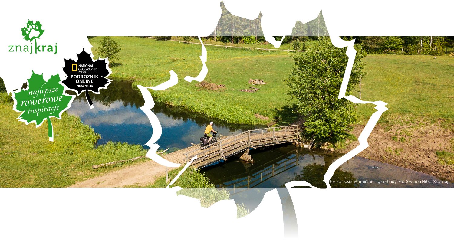 Mostek na trasie Warmińskiej Łynostrady