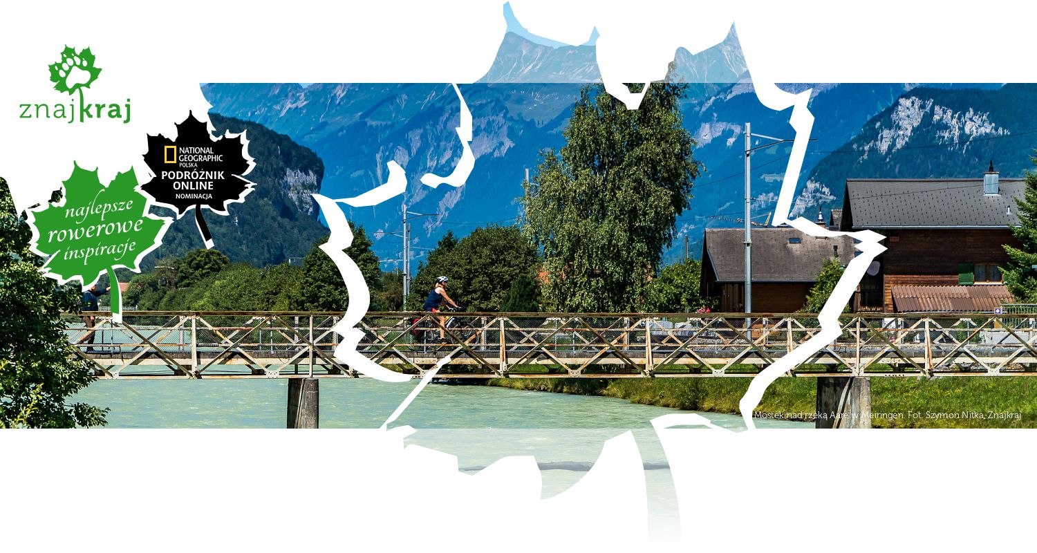 Mostek nad rzeką Aare w Meiringen