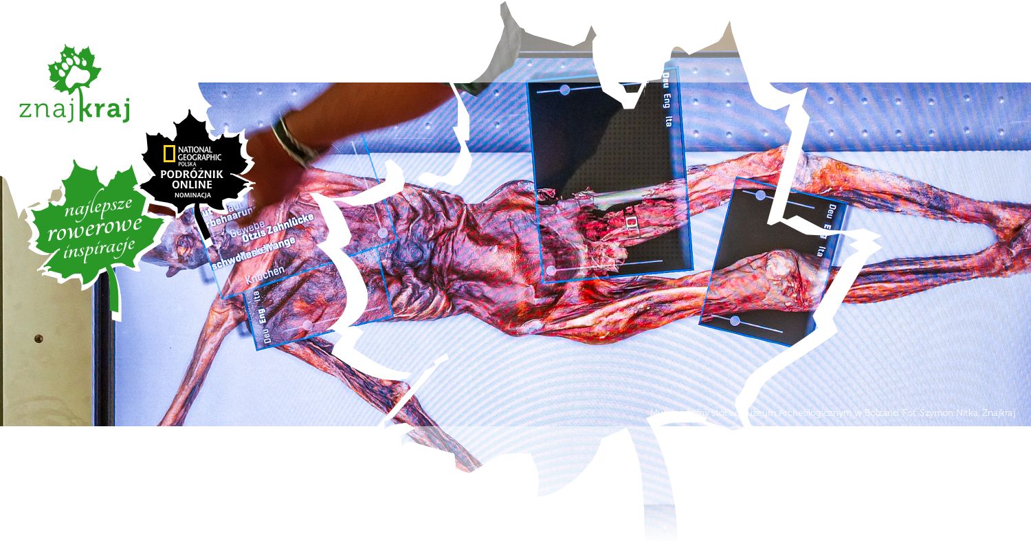 Multimedialny stół w Muzeum Archeologicznym w Bolzano