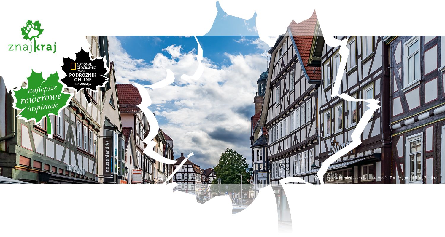 Mur pruski na kamienicach w Lauterbach
