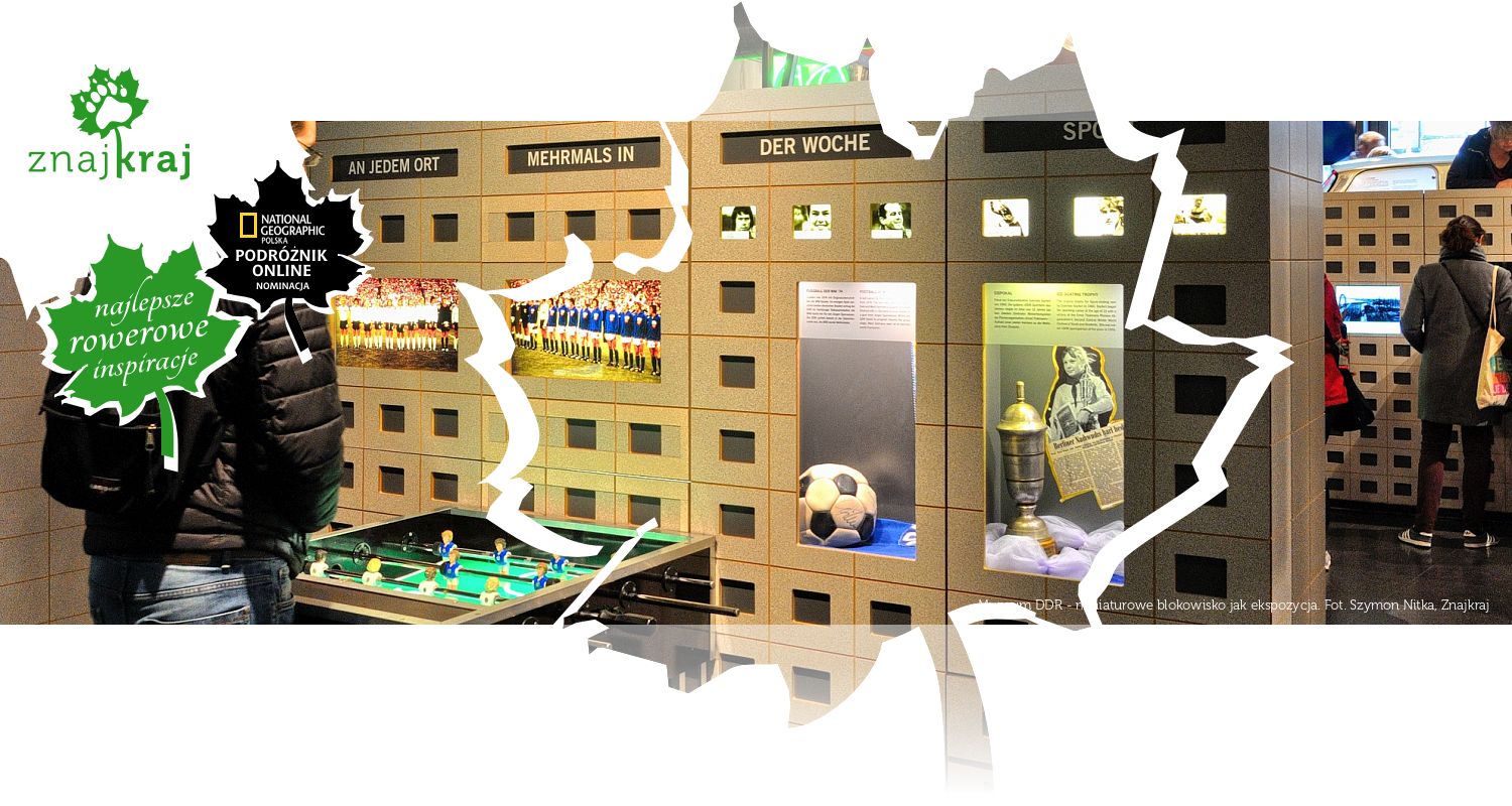 Muzeum DDR - miniaturowe blokowisko jak ekspozycja