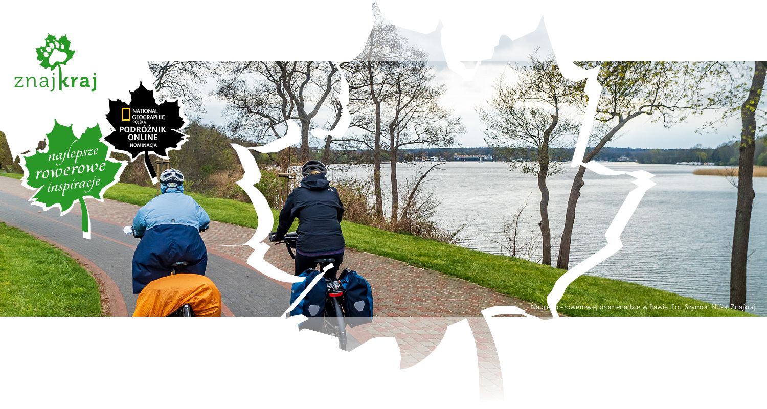 Na pieszo-rowerowej promenadzie w Iławie