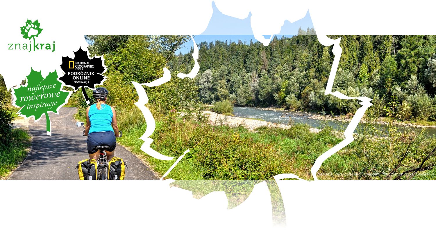 Na trasie rowerowej nad Dunajcem