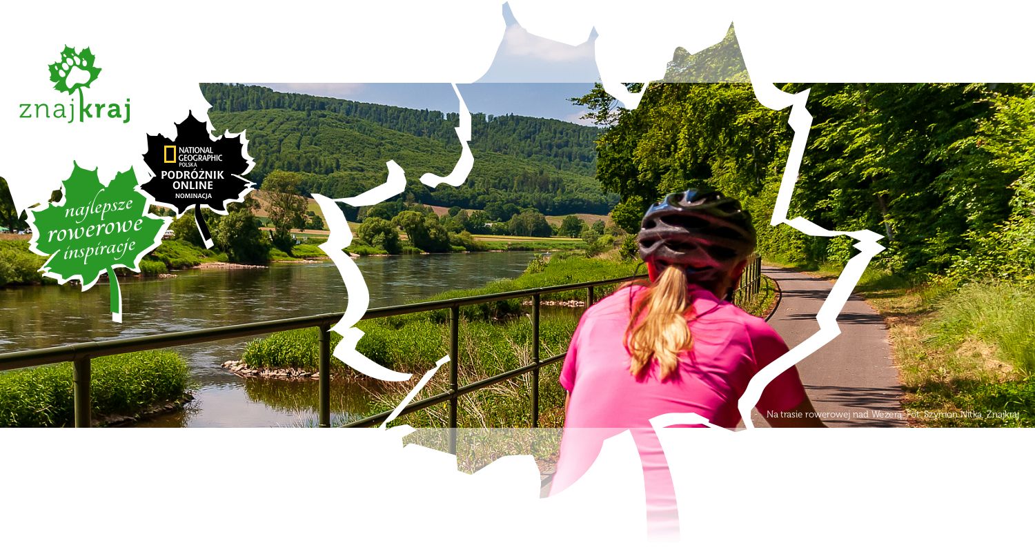 Na trasie rowerowej nad Wezerą