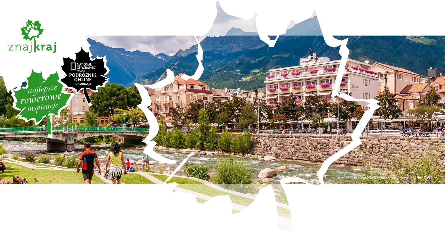 Nadrzeczne bulwary w Merano