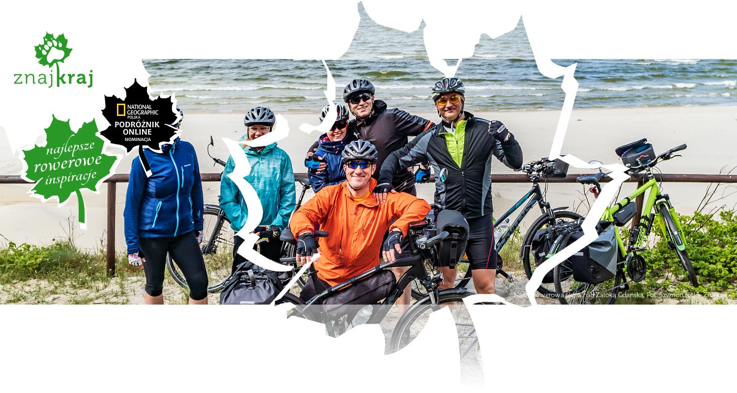 Nasza rowerowa ekipa nad Zatoką Gdańską