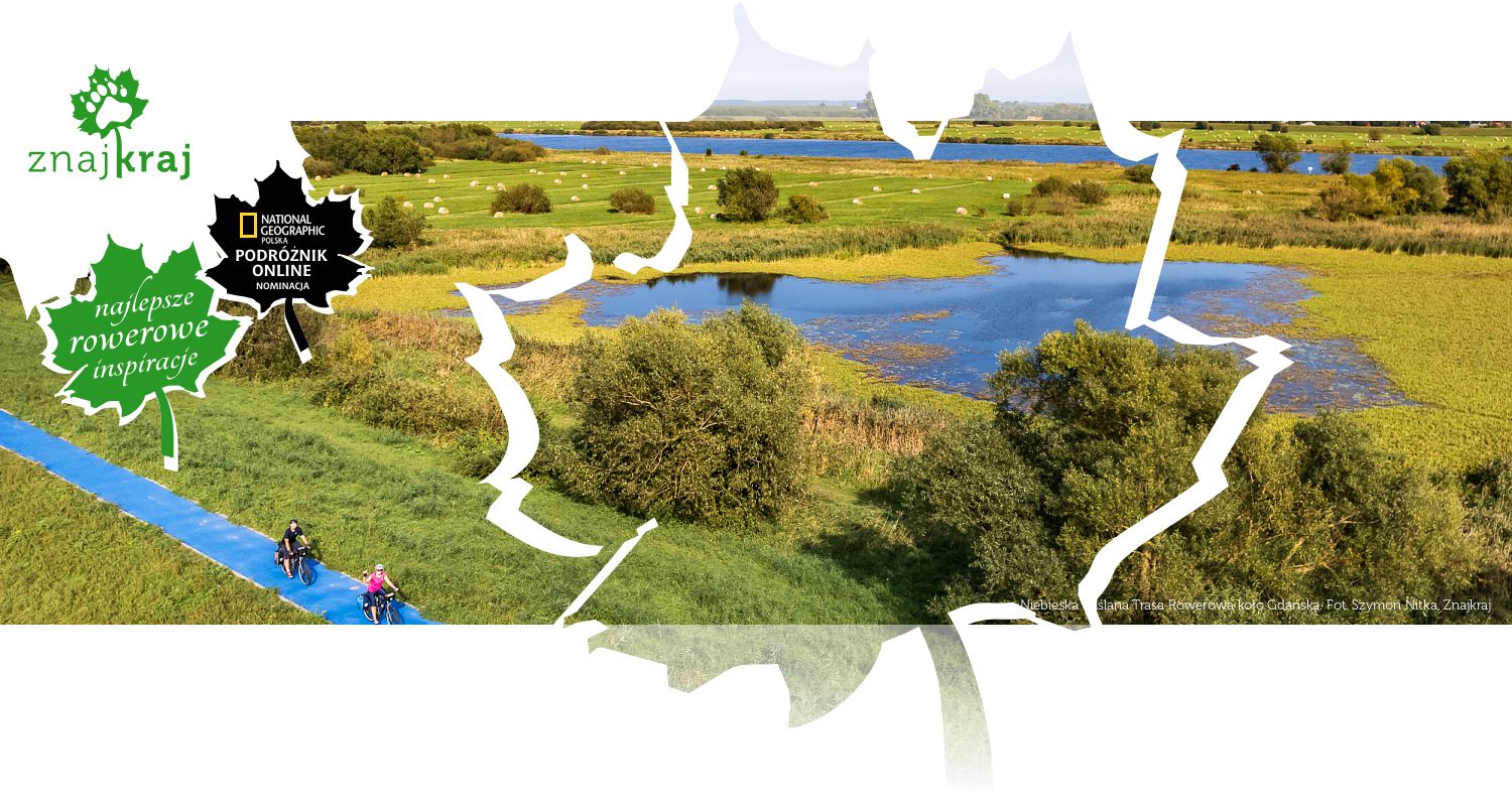 Niebieska Wiślana Trasa Rowerowa koło Gdańska