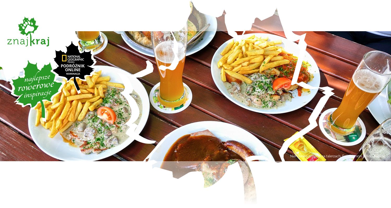 Niemieckie sznycle na talerzach