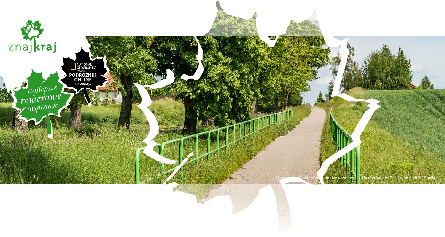 Niepotrzebne barierki przy drodze rowerowej za Bartoszycami
