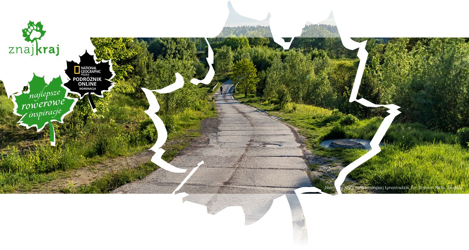 Nierówne płyty na Warmińskiej Łynostradzie