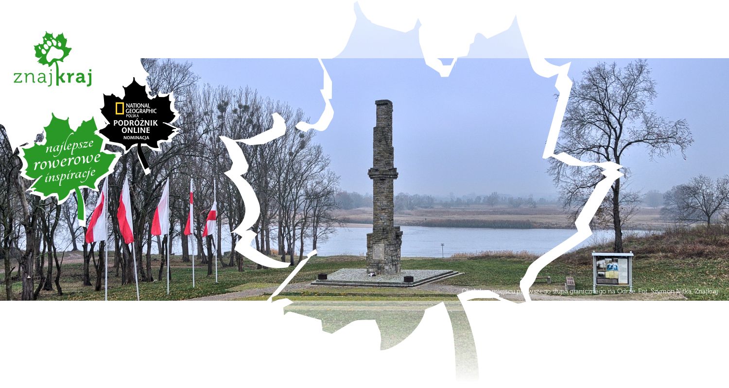 Obelisk w miejscu pierwszego słupa granicznego na Odrze