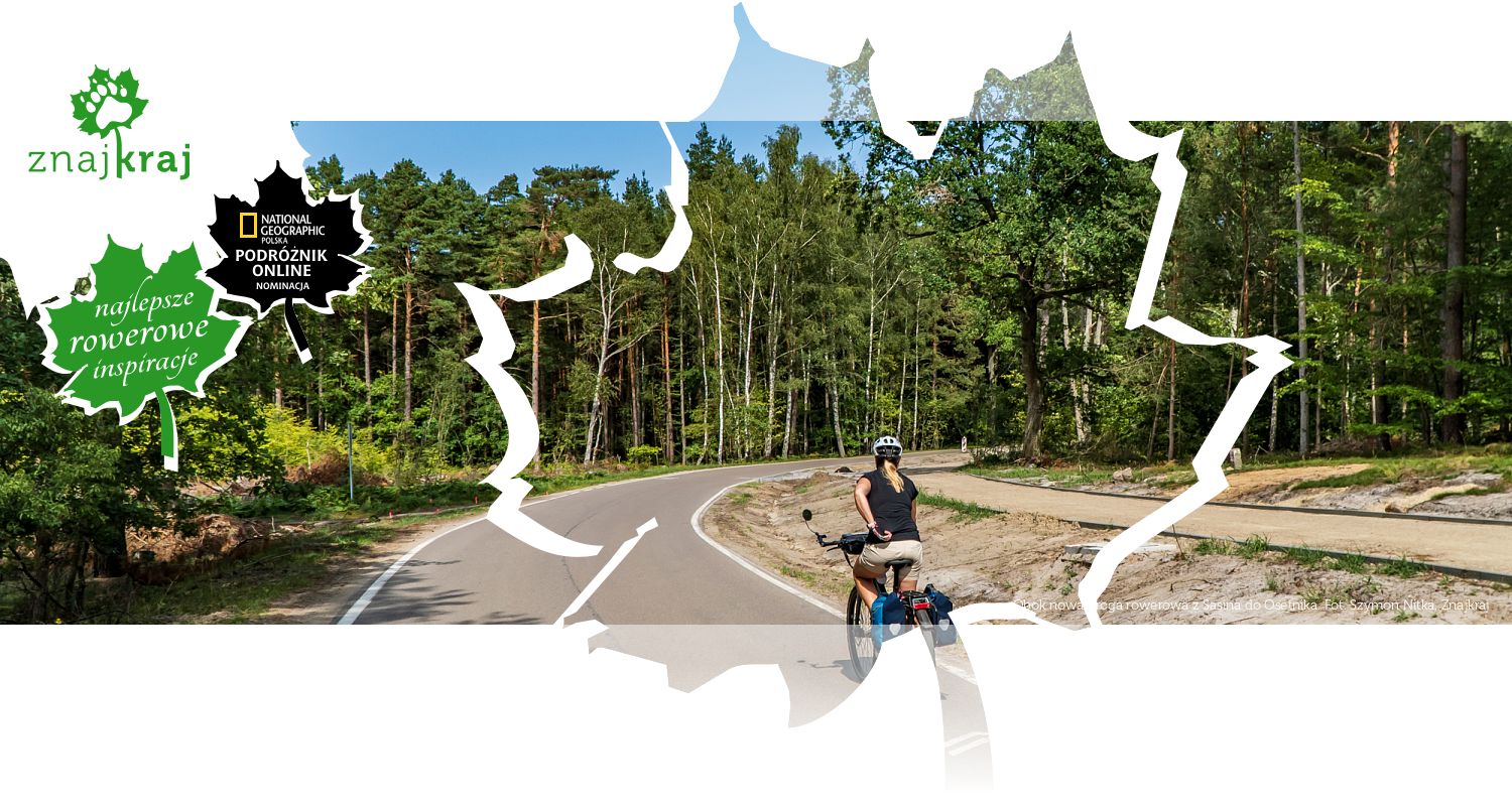 Obok nowa droga rowerowa z Sasina do Osetnika