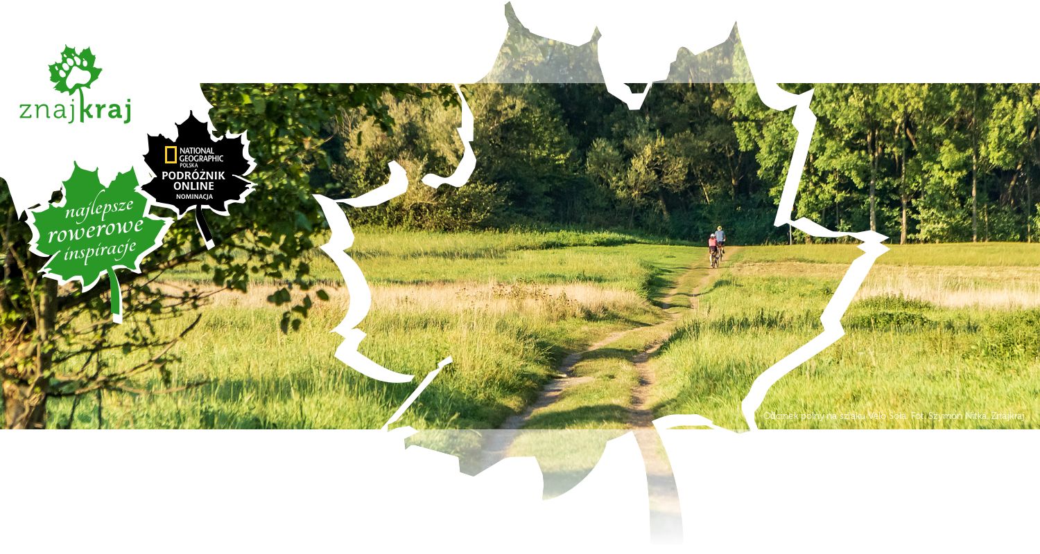 Odcinek polny na szlaku Velo Soła