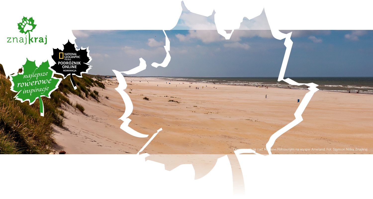 Ogromne plaże nad Morzem Północnym na wyspie Ameland
