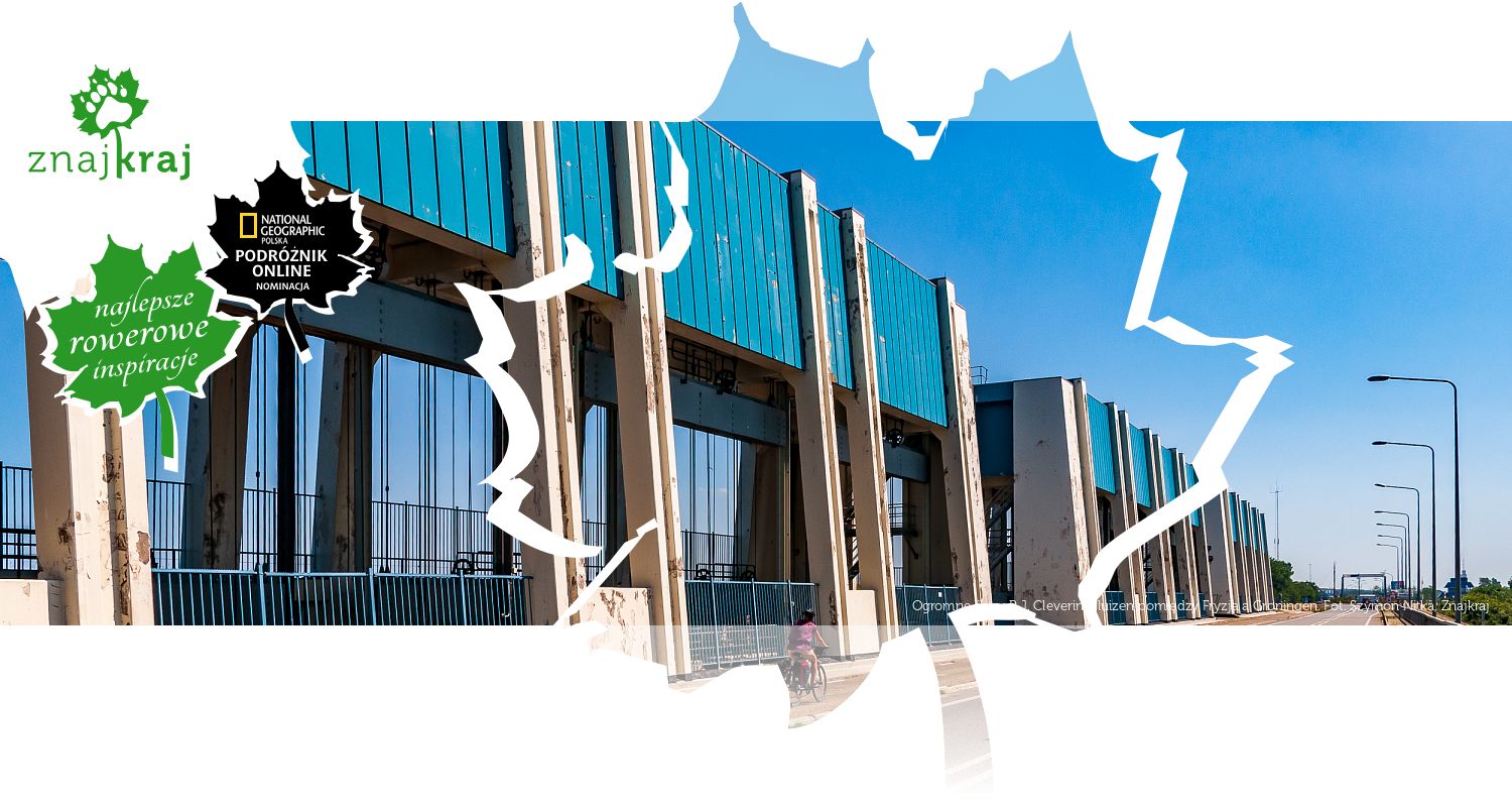 Ogromne śluzy R.J. Cleveringsluizen pomiędzy Fryzją a Groningen