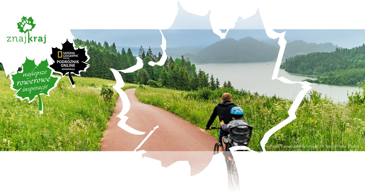 Ojciec z synem na Velo Dunajec