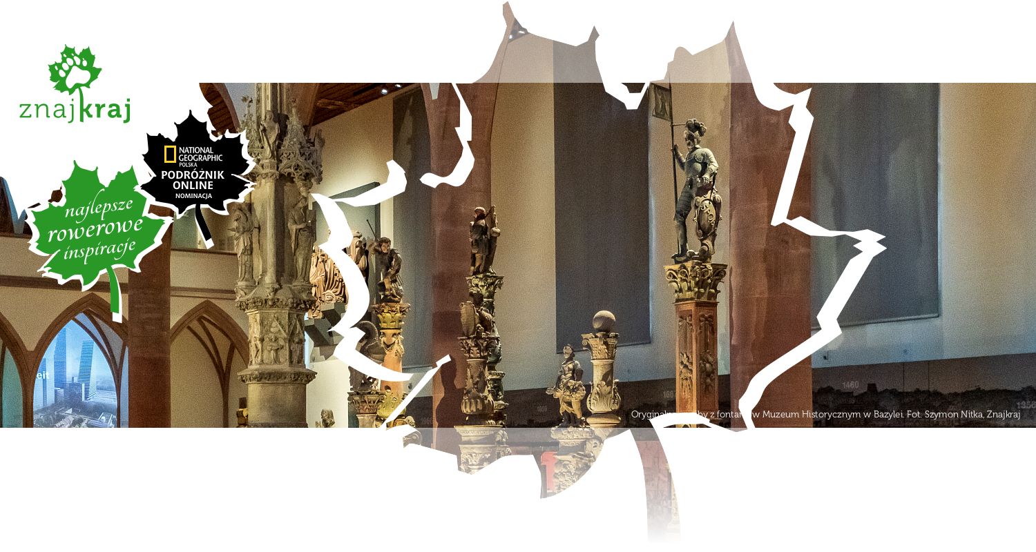Oryginalne rzeźby z fontann w Muzeum Historycznym w Bazylei