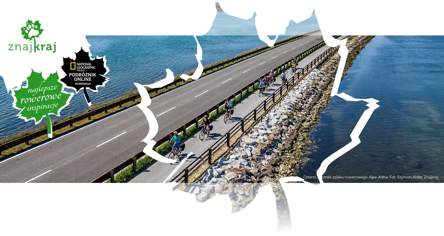 Ostatni odcinek szlaku rowerowego Alpe-Adria