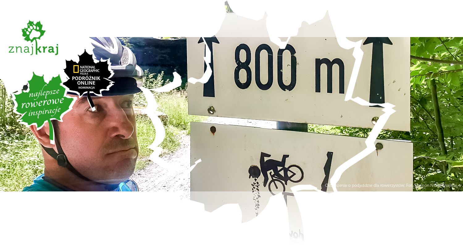 Ostrzeżenie o podjeździe dla rowerzystów