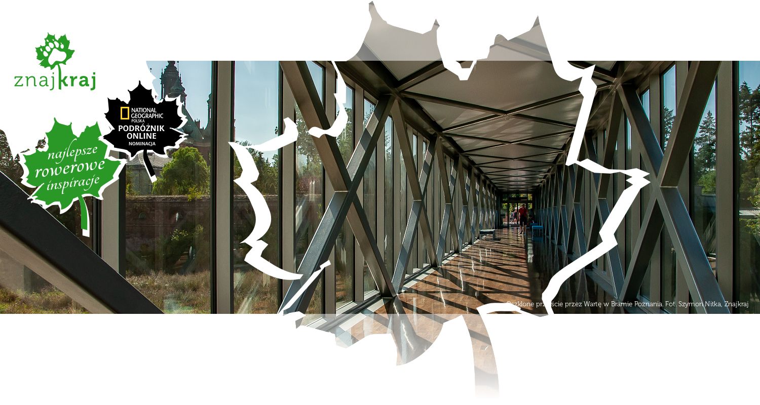Oszklone przejście przez Wartę w Bramie Poznania