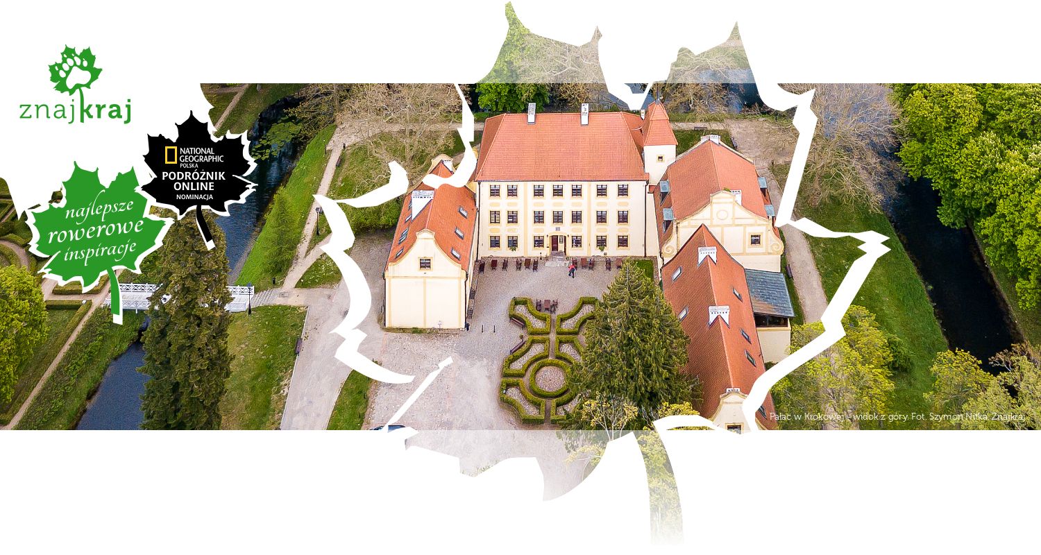 Pałac w Krokowej - widok z góry
