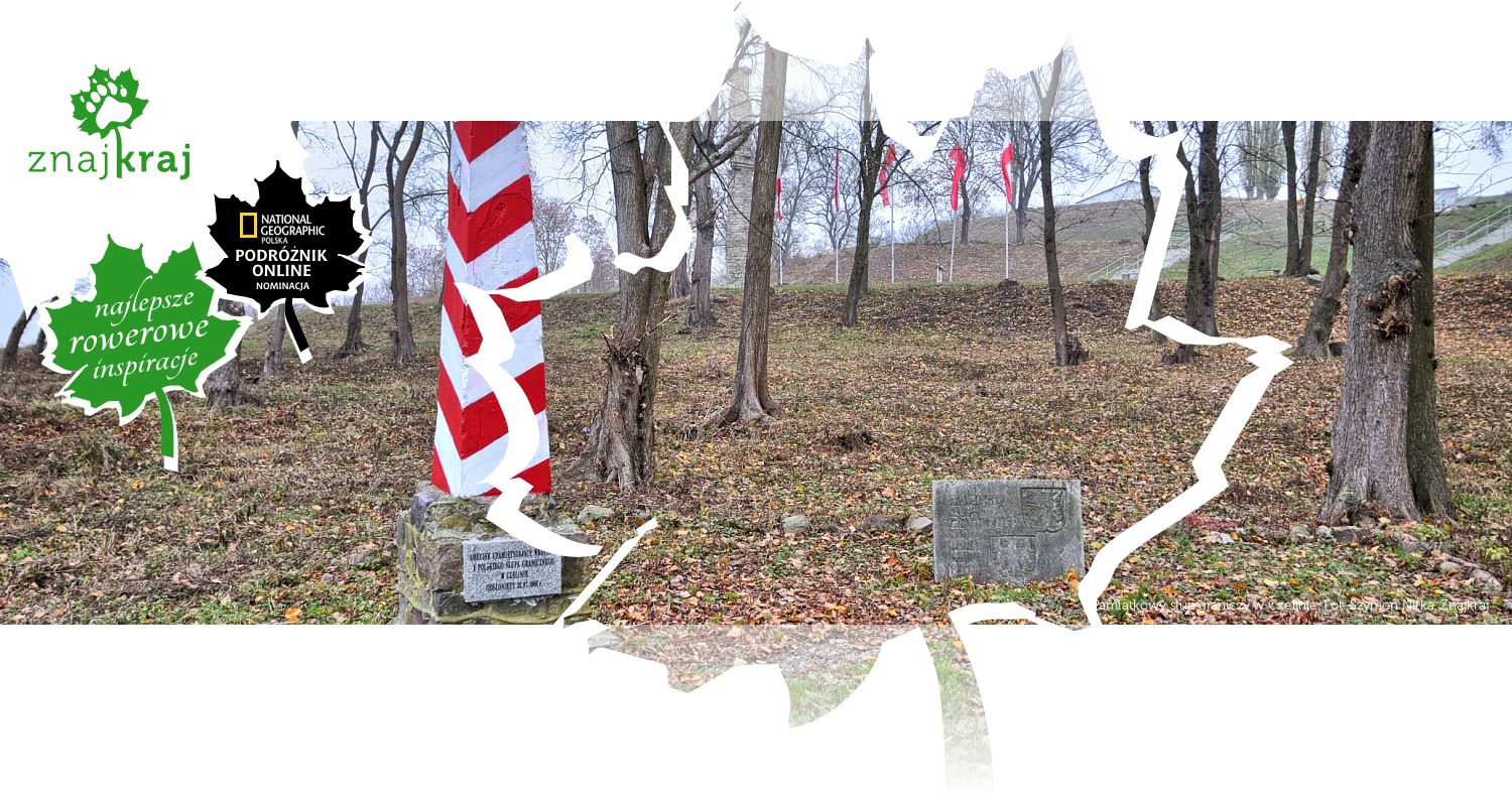 Pamiątkowy słup graniczy w Czelinie