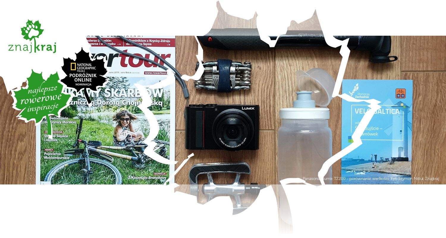 Panasonic Lumix TZ200 - porównanie wielkości