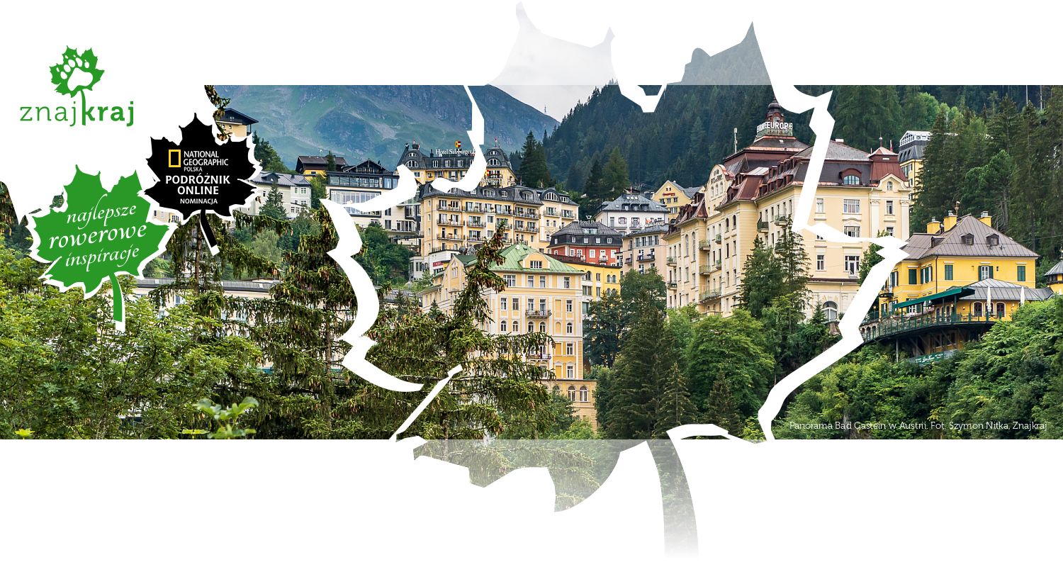 Panorama Bad Gastein w Austrii