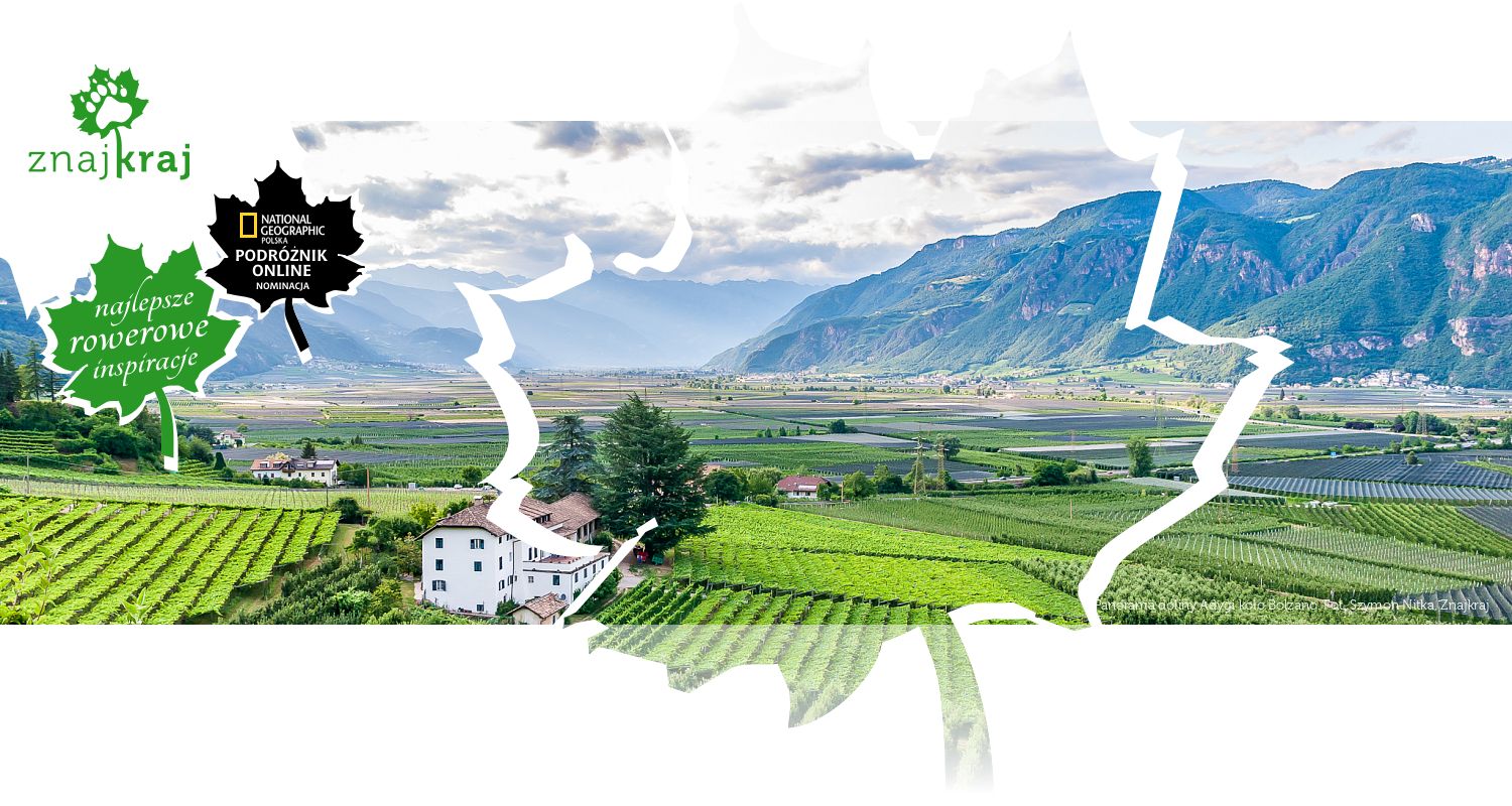 Panorama doliny Adygi koło Bolzano