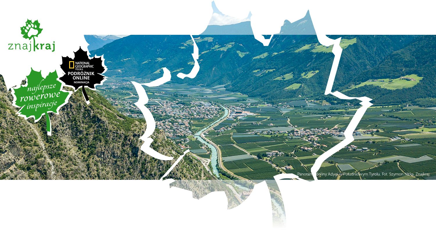 Panorama doliny Adygi w Południowym Tyrolu
