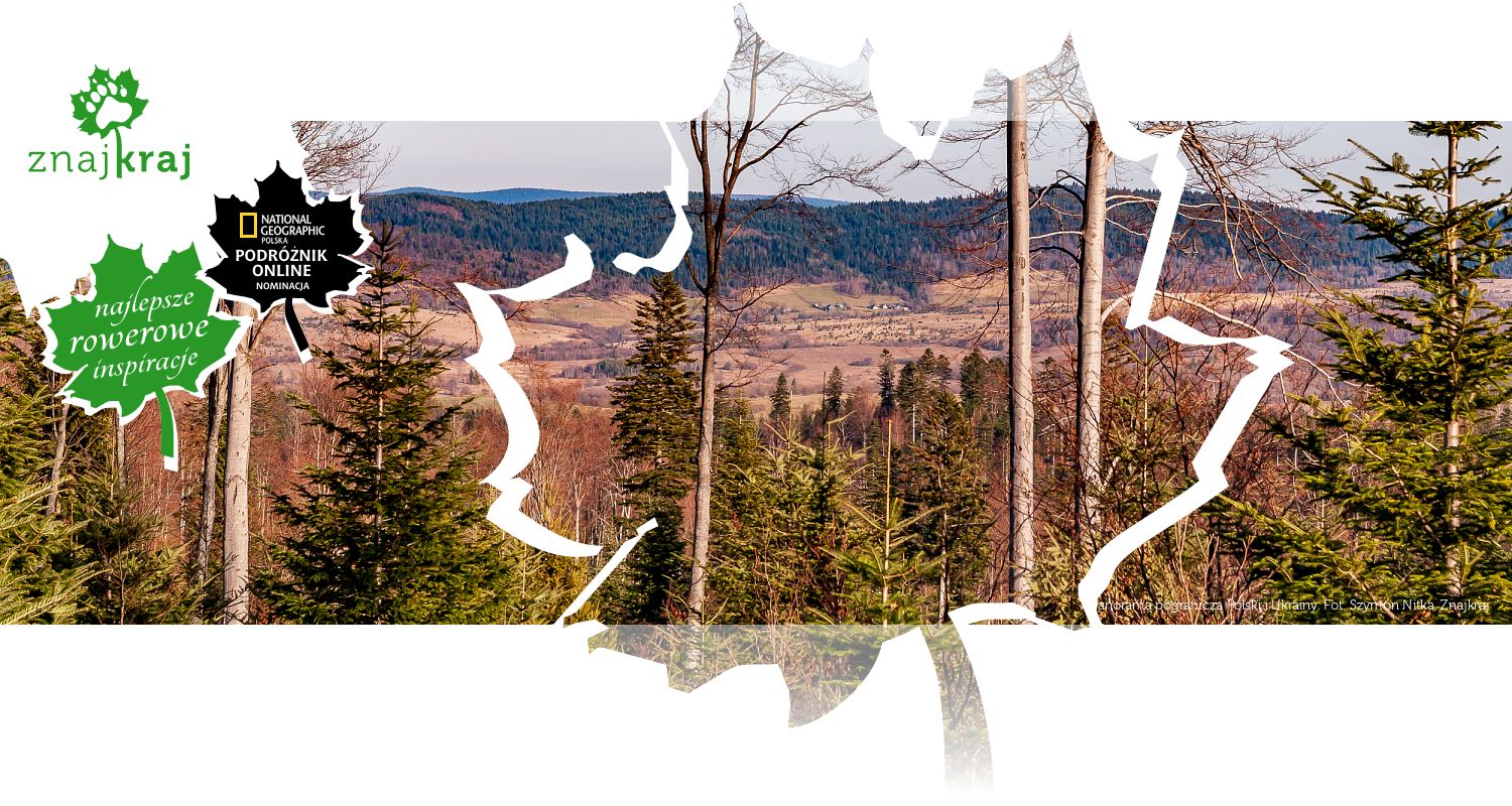 Panorama pogranicza Polski i Ukrainy